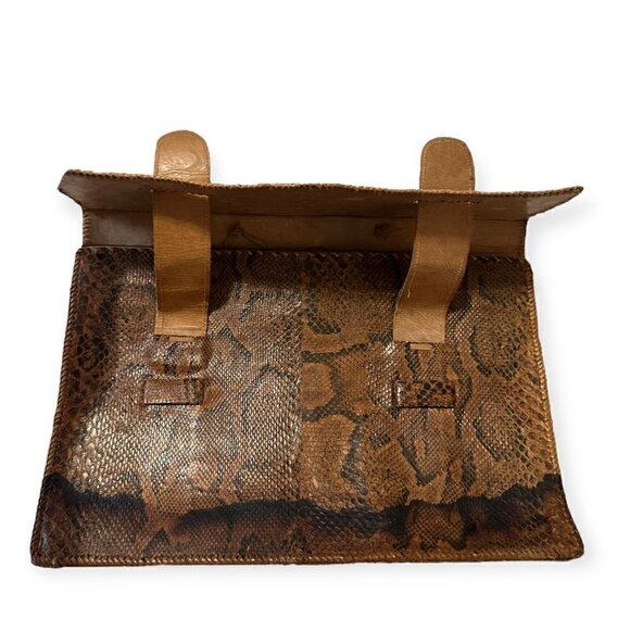 Vintage/Antique Snakeskin Leather ‎ Briefcase - Picture 4 of 11